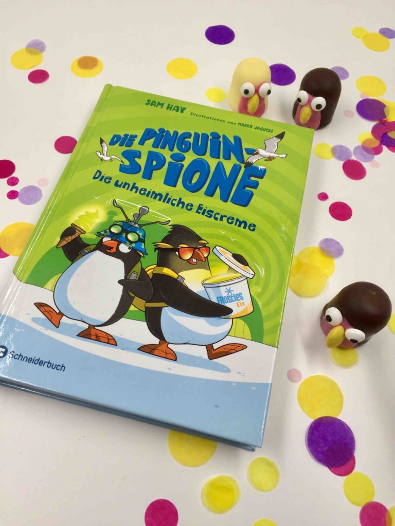 Die Pinguin Spione sind die Paten für diese Back' dein Lieblingsbuch Challenge - die Back-Challenge für das Backen mit Kindern