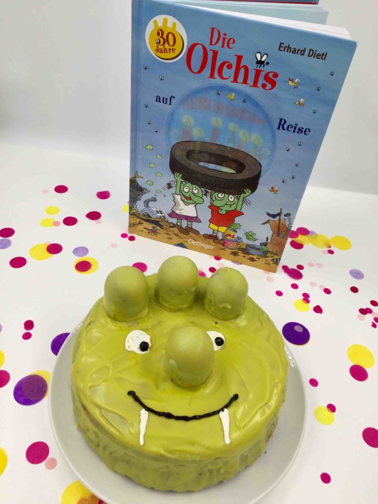 Die Orchis auf Geburtstagsreise als Pate für die Back dein Lieblingsbuch Challenge - Backen mit Kindern