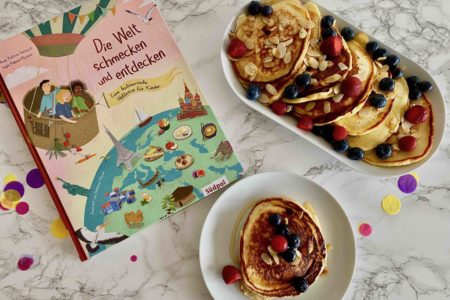 Ein wunderbares Backbuch für Kinder "Die Welt schmecken und entdecken".
