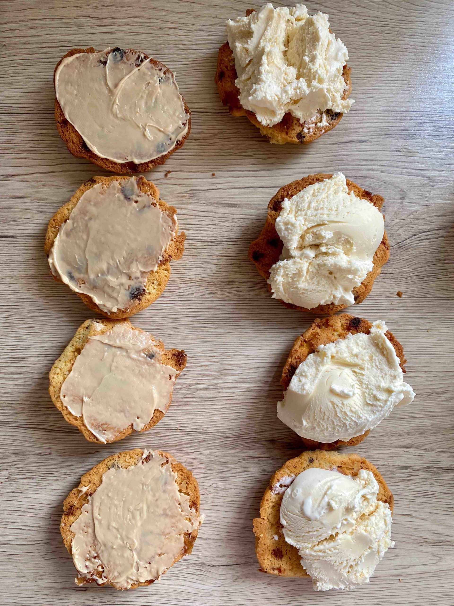 Eis-Sandwich - die beste Art Cookies im Sommer zu essen.