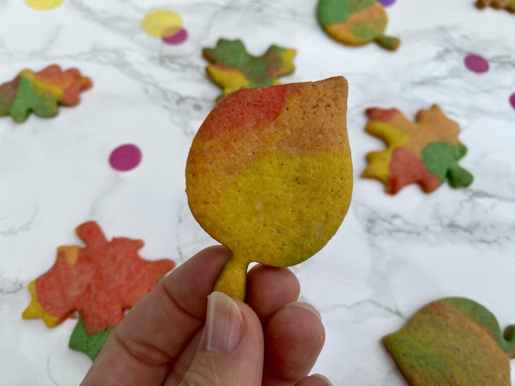 Bunte Herbstplätzchen - Knusprige Butterplätzchen im Herbst - Backen ...