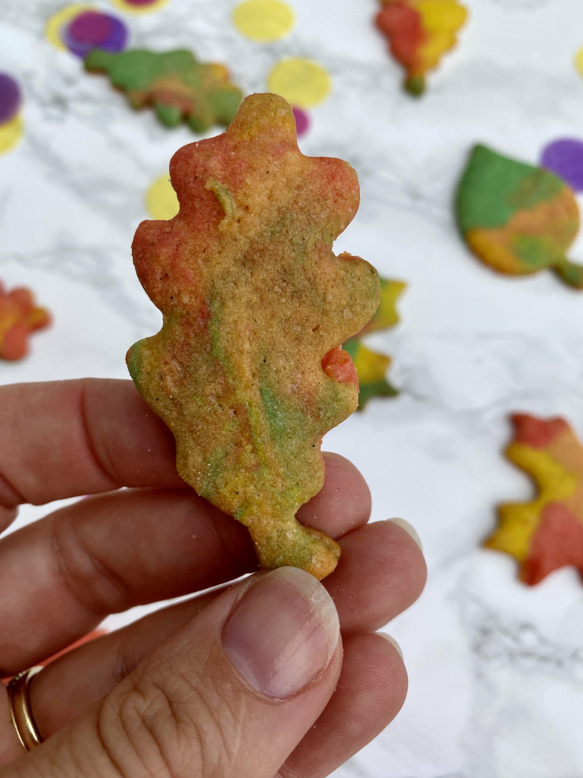 Bunte Herbstplätzchen - Knusprige Butterplätzchen im Herbst - Backen ...