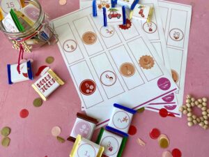Selbstgemachter Adventskalender mit Mini Ritter Sport Täfelchen (Last Minute Adventskalender)