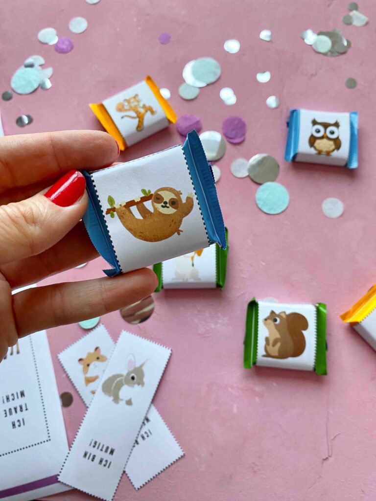 DIY Schokoladen - starke Geschenke für starke Kinder mit Affirmationen für jeden Tag