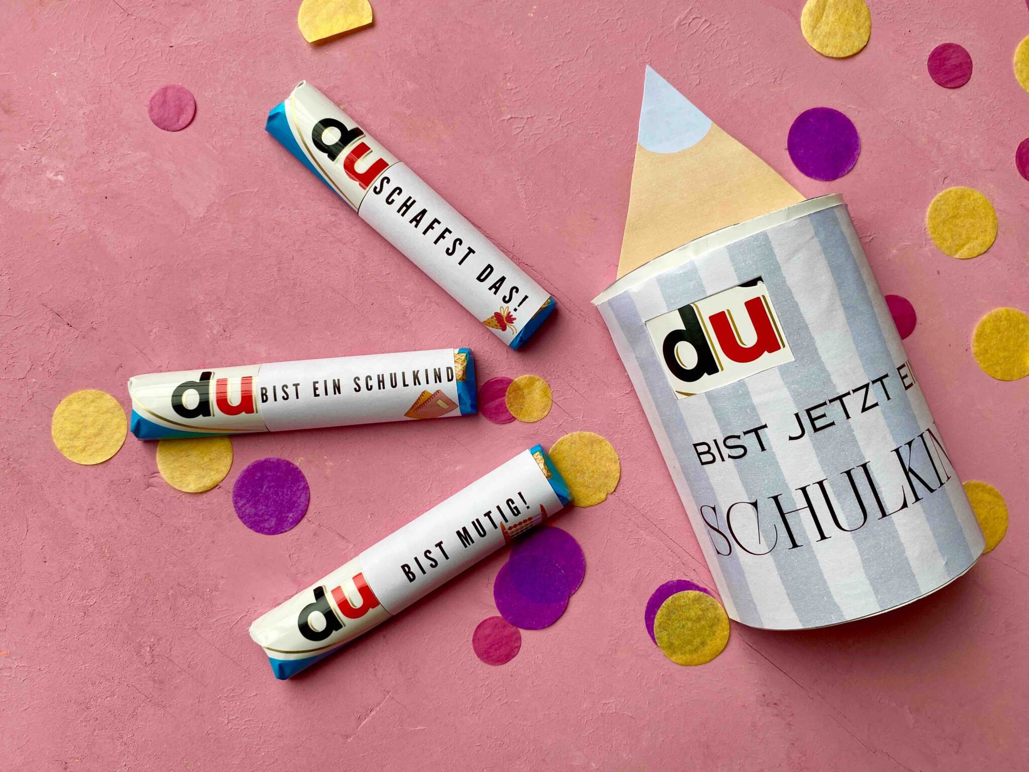 “Schokoladige Liebesbotschaft” – die Banderolen für Ritter Sport Minis ...