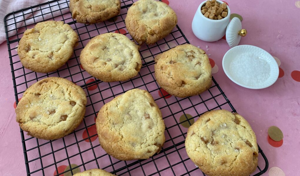 Chunky Karamell-Cookies - kein Weihnachtsfest ohne amerikanische Cookies