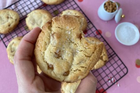 Chunky Karamell-Cookies - kein Weihnachtsfest ohne amerikanische Cookies