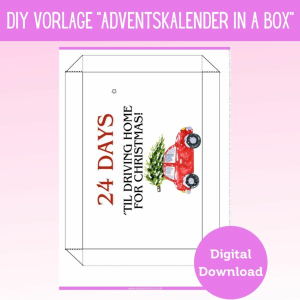 Produkt Adventskalender in a box Auto