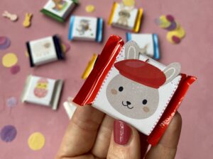 Niedliche Schokoladenverpackung für DIY Ostergeschenke - Osterschokolade für Ostern - Amicelli, Ritter Sport, Kinderschokolade, Duplo