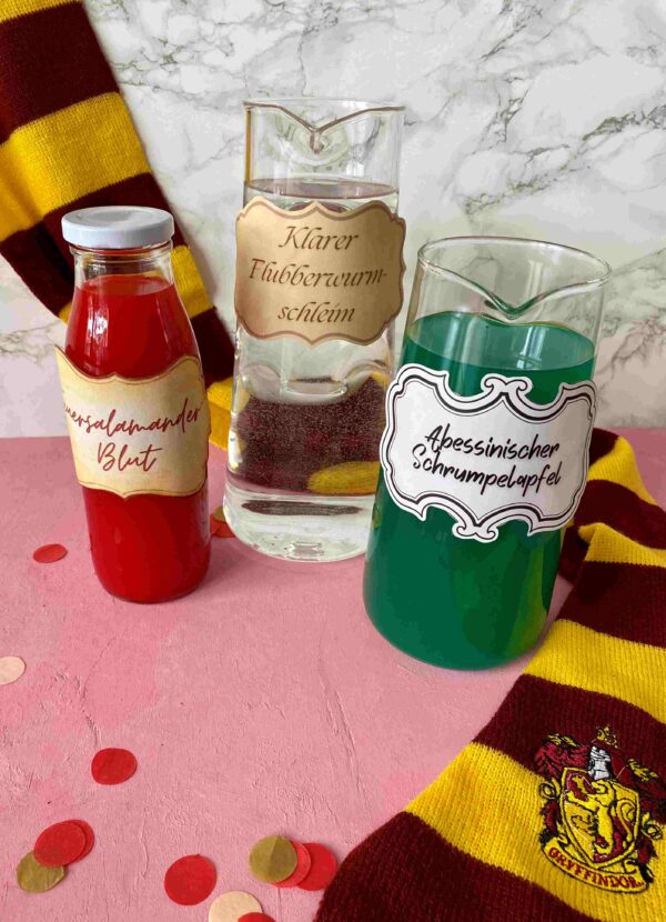 Harry Potter Geburtstag - Partysnacks, Partyspiele und Dekoration für deine Harry Potter Party