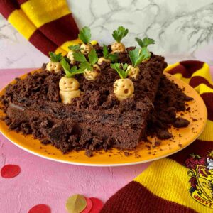 Als Harry Potter Geburtstagskuchen einen saftigen Alraunen-Schokokuchen
