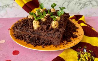 Als Harry Potter Geburtstagskuchen einen saftigen Alraunen-Schokokuchen