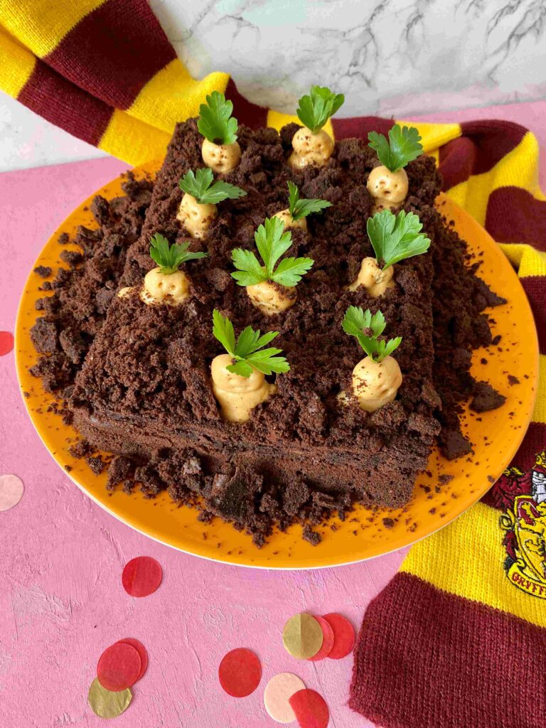 Als Harry Potter Geburtstagskuchen einen saftigen Alraunen-Schokokuchen