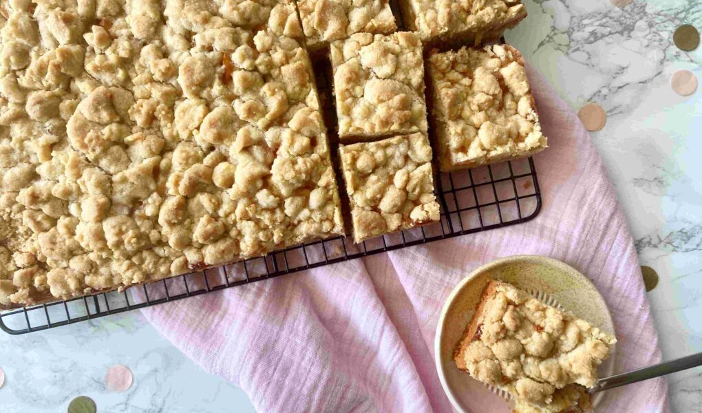Butterstreuselkuchen wie von Oma - der einfache Streuselkuchen mit Mirabellen