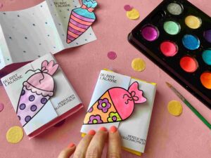 Geschenke zur Einschulung: DIY Druckvorlage für Ritter Sport
