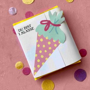 Geschenke zur Einschulung: DIY Druckvorlage für Ritter Sport