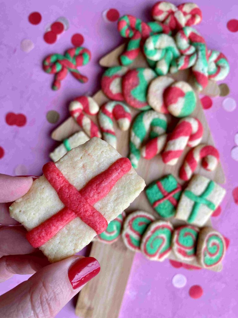 Weihnachtsplätzchen backen mit wenig Aufwand - 1 Plätzchenteig 5 Varianten - Weihnachtsplätzchen ohne Ausstecher