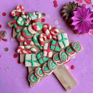 Weihnachtsplätzchen backen mit wenig Aufwand - 1 Plätzchenteig 5 Varianten