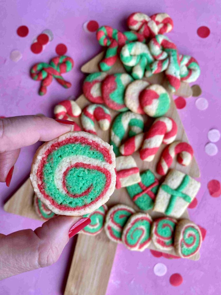 Weihnachtsplätzchen backen mit wenig Aufwand - 1 Plätzchenteig 5 Varianten - Weihnachtsplätzchen ohne Ausstecher