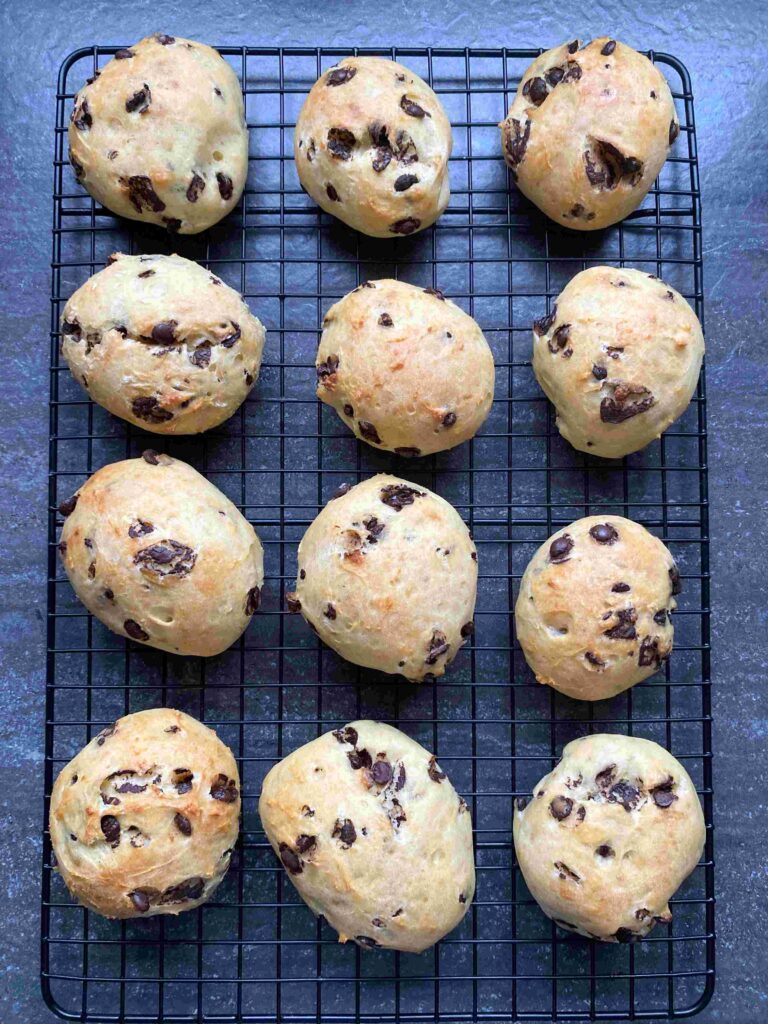 Lunchbox Snack für Schule und Kindergarten: Schokobrötchen