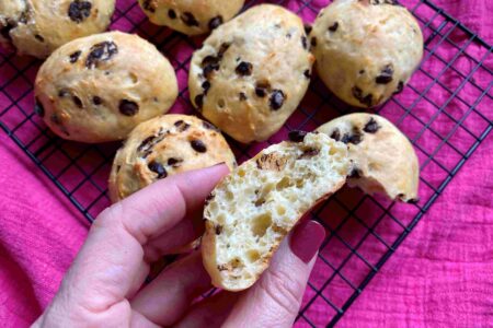 Gesunde Schokobrötchen für die Lunchbox