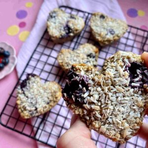 Frühstücksmuffins mit Blaubereen