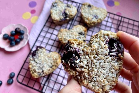 Frühstücksmuffins mit Blaubereen
